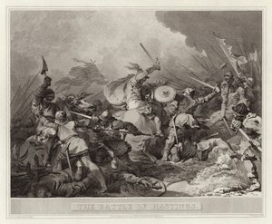 La battaglia di Hastings da English School