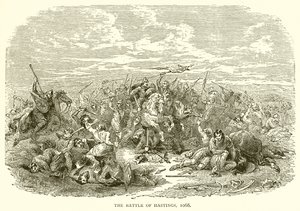 La battaglia di Hastings, 1066 da English School