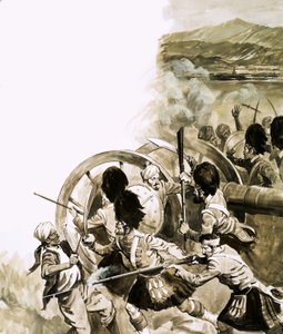 La Battaglia di Kandahar, combattuta il 1 settembre 1880 da English School