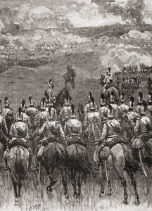 La battaglia di Königgrätz, nota anche come la battaglia di Sadowa, Sadová o Hradec Králové, vicino a Sadová, Boemia