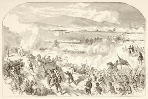 La Battaglia di Malvern Hill (litografia)