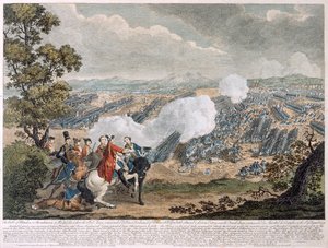 La battaglia di Minden da English School