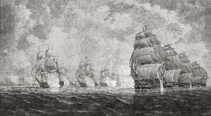La battaglia di Pulo Aura, 1804, da 