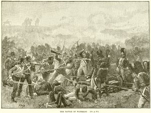 La battaglia di Waterloo da English School