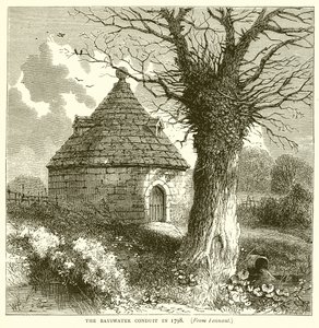 Il condotto di Bayswater nel 1798 da English School
