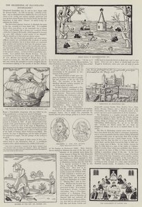 Gli inizi del giornalismo illustrato (incisione)
