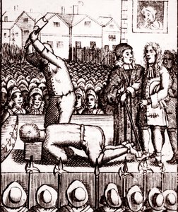 La decapitazione del Duca di Monmouth a Tower Hill, 15 luglio 1685