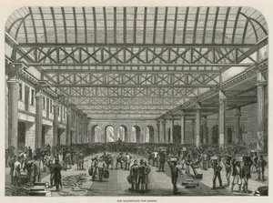 Il mercato del pesce di Billingsgate da English School