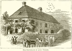 Il luogo di nascita di John Wesley da English School