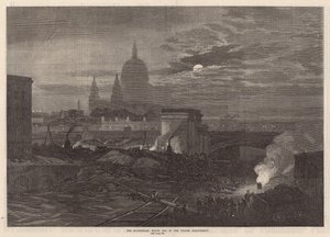 Il ponte di Blackfriars alla fine dell