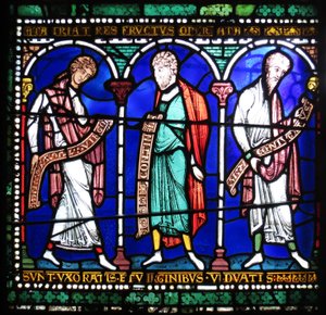 Gli Stati Beati, Cattedrale di Canterbury (vetro colorato) da English School