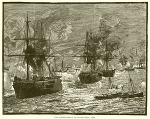 Il bombardamento di Alessandria, 1882 da English School