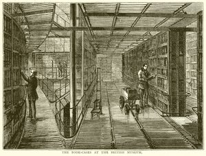 Gli Scaffali del British Museum da English School