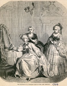 Il boudoir di una signora parigina nell