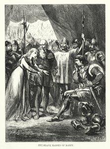 La coraggiosa fanciulla di Nancy (incisione) da English School