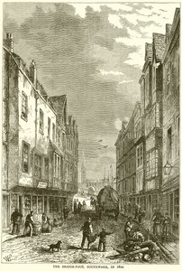 Il Ponte-Foot, Southwark, nel 1810