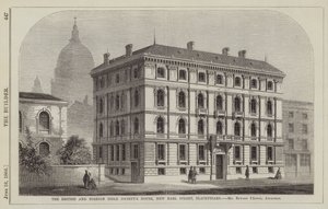 Casa della Società Biblica Britannica e Straniera, New Earl Street, Blackfriars, Architetto Mr Edward I