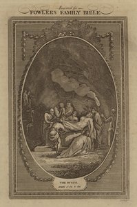 La sepoltura, Giovanni, Capitolo 19, Versetto 40 (incisione) da English School