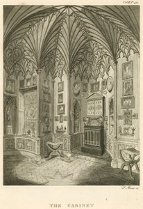 Il Gabinetto a Strawberry Hill, Twickenham, Londra da English School
