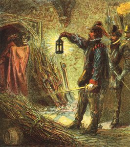 La cattura di Guy Fawkes da English School