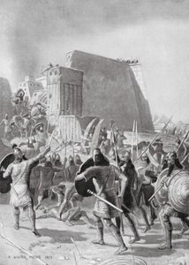 La cattura di Memphis da parte degli Assiri
