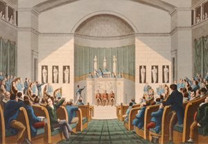La Camera dei Deputati, c.1820 da English School