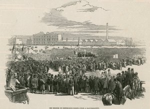 La riunione dei Chartisti a Kennington Common nel 1848