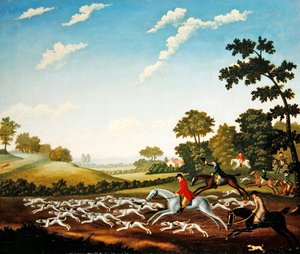 La caccia, c.1770 da English School