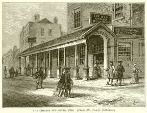 La casa dei Chelsea Bun, 1810
