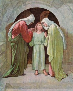 Il bambino Gesù nel tempio da English School