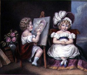 Il ritrattista bambino, c.1825