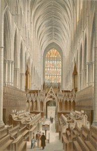 Il Coro, Abbazia di Westminster da English School