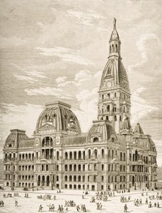 Il Municipio, Chicago, c.1870, da 
