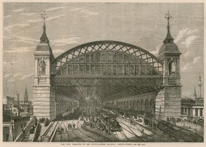Il Terminale della Città della Ferrovia Sud-Orientale, Cannon Street, Londra da English School