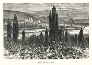 La città di Treviri (incisione) da English School
