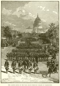 La scena finale della guerra - Grande parata militare a Washington