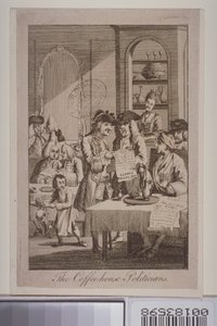 I politici del caffè, 1772 da English School