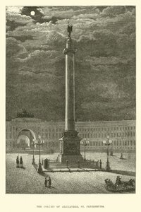 La Colonna di Alessandro, San Pietroburgo da English School