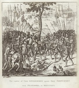 Il combattimento di trenta inglesi contro trenta francesi, vicino a Ploermel, in Bretagna da English School