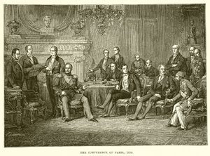 La conferenza di Parigi, 1856 da English School