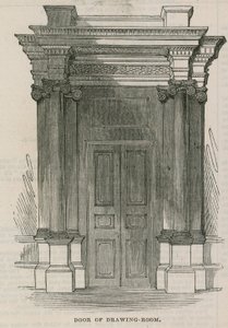 La Conservative Clubhouse: Porta della sala da disegno da English School