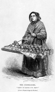 La ragazza coster, c.1840 da English School