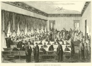 La Corte di Cassazione al Palais Royal, maggio 1871 da English School