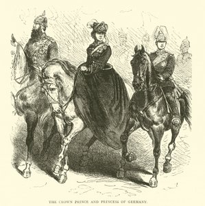 Il Principe e la Principessa della Corona di Germania, marzo 1871 da English School