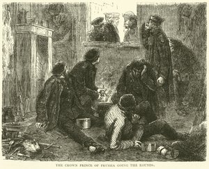 Il Principe della Corona di Prussia in perlustrazione, novembre 1870 da English School