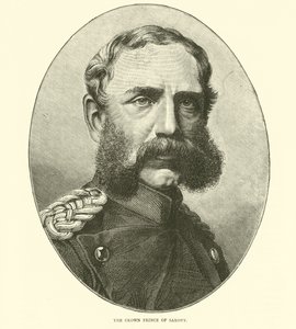 Il principe ereditario di Sassonia, agosto 1870 da English School