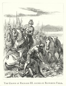 La Corona di Riccardo III trovata sul campo di Bosworth da English School