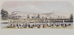 Il Crystal Palace a Hyde Park per la Grande Esposizione Internazionale del 1851 da English School