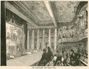 Il Cyclorama e Sala della Musica al Colosseo, Londra da English School