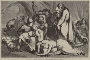 La Morte di Lear, di Pickersgill, dalla Recente Mostra di Cartoni da English School